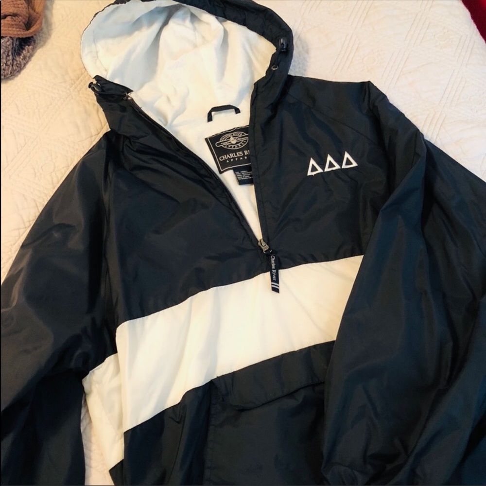 Tri Delta Rain Jacket (navy)